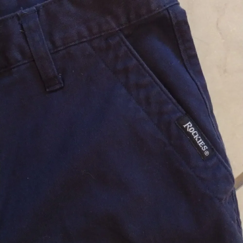 Rockies vintage high-rise navy blue trouser size 10 Long
